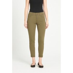 NWT NY&C Mens Boyfriend Low Rise Crop Pants Olive Green Size 0 Casual‎ Trousers